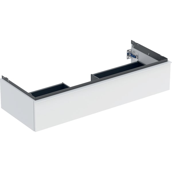 Geberit iCon Unterschrank für WT, 1 Schubl. 118,4x24,7x47,6cm, weiß matt