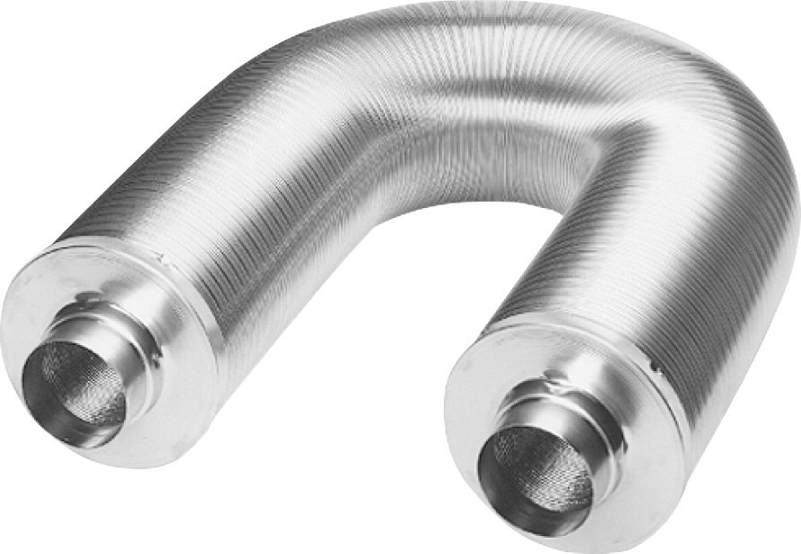 BOSCH Zubehör Wohnungslüftung SDF 125 Schalldämpfer flexibel d:125mm, L:1m