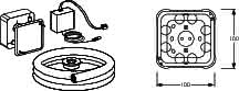 WC-Rohbau-Set 1061/1065 230/6 VDC