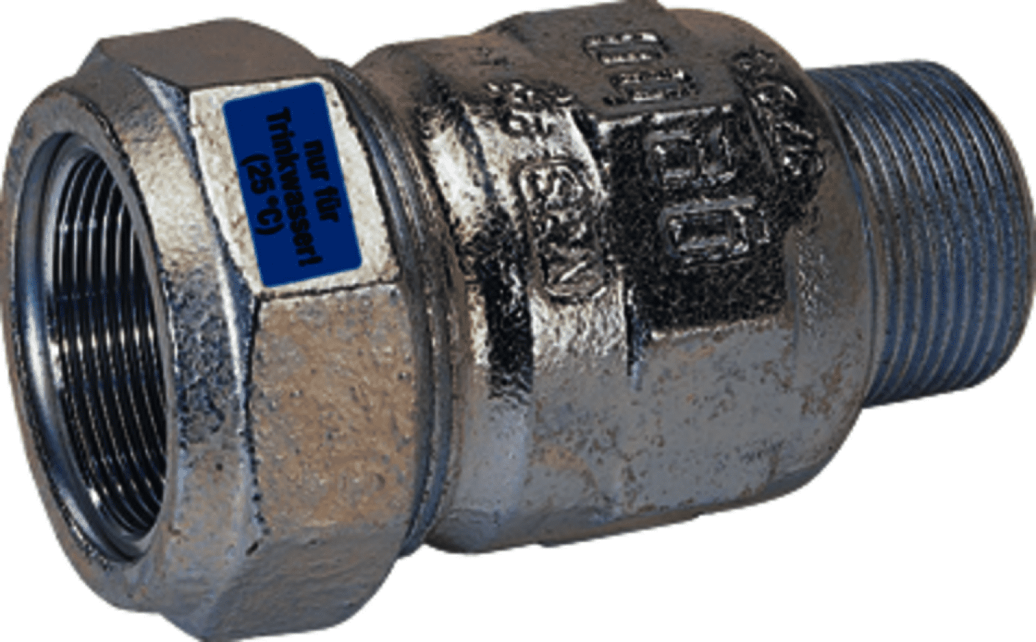 gebooriginal Temperguss-KLV Serie 151 Typ A 3/4" für Stahlrohr, Trinkwasser