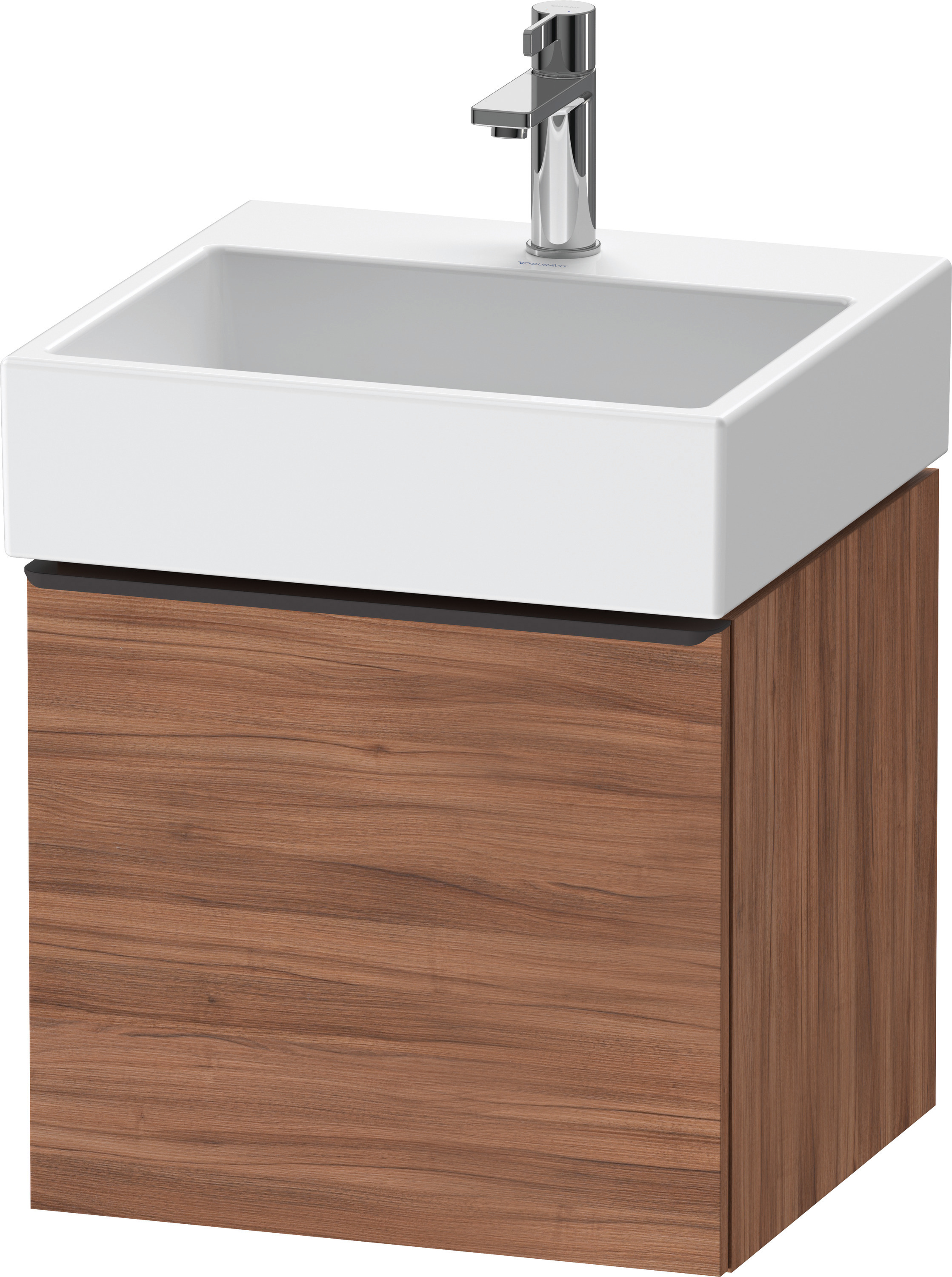 Duravit D-Neo WTU,Wdh,Ausz:1,Gr:Diamant Schw. 484x442x440mm,Nussbaum Matt, Dekor
