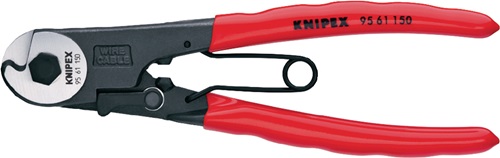 Bowdenzugschneider Gesamt-L.150mm Drahtseil-Ø 3mm pol.Ku.-Überzug KNIPEX Bowdenzugschneider Gesamt-L.150mm Drahtseil-Ø 3mm pol.Ku.-Überzug KNIPEX