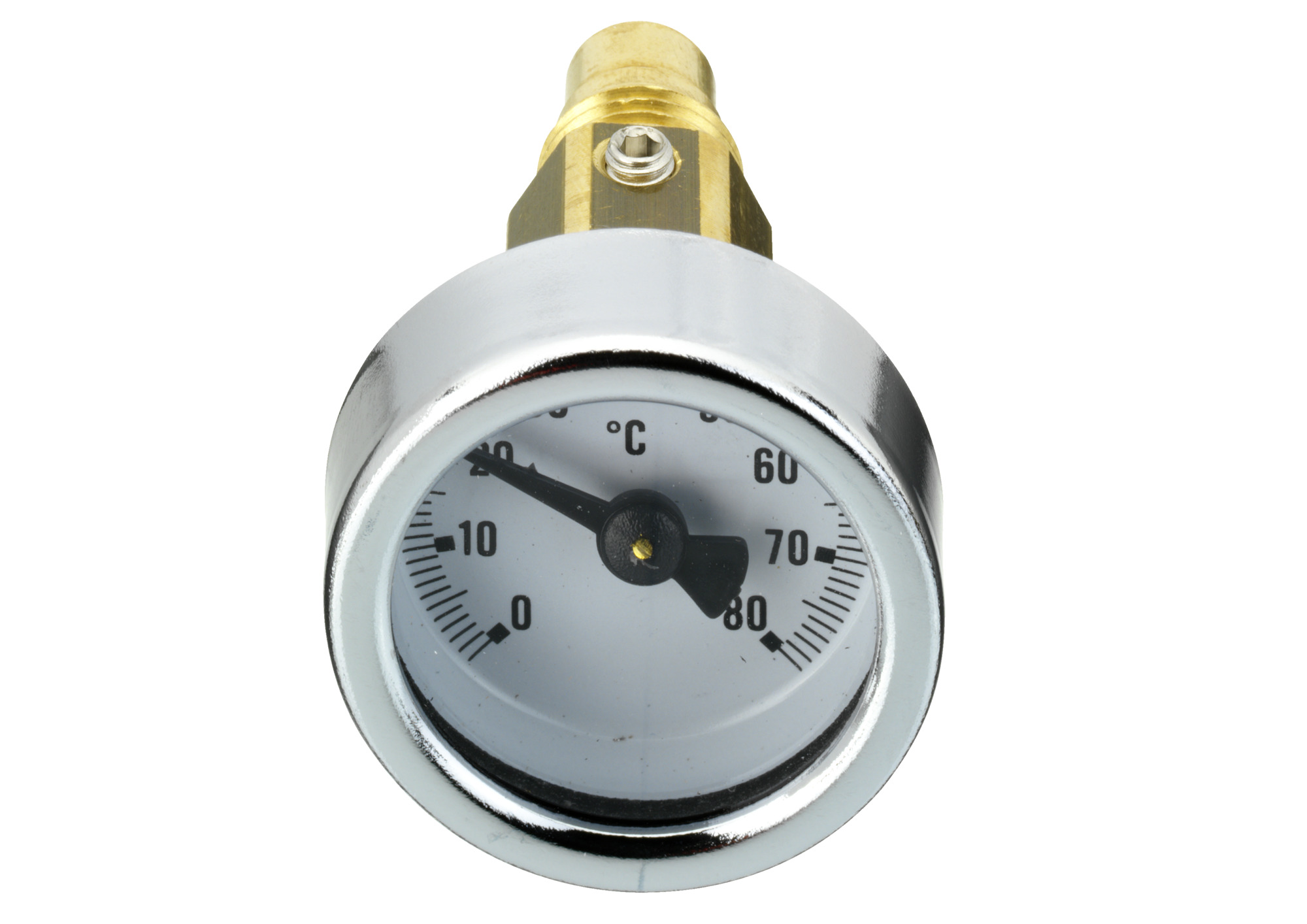 Danfoss Thermometer mit Adapter für Strangventile