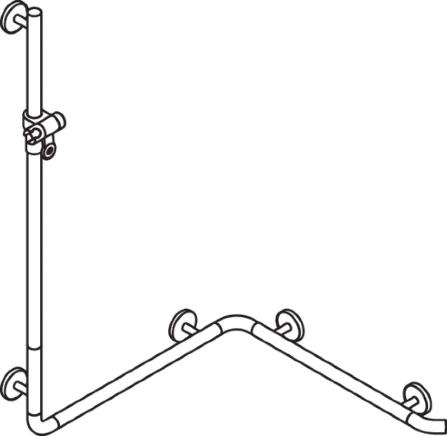 HEWI DUHA m.Br.H.St.,AM1:1250, W1/2:762, Br.H. in 98, Kst., chromoptisch besch.