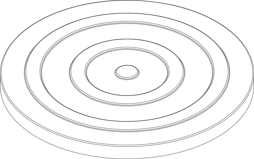 BOSCH Ersatzteil TTNR: 8735100307 Abdeckung Deckel D960 weiß everp