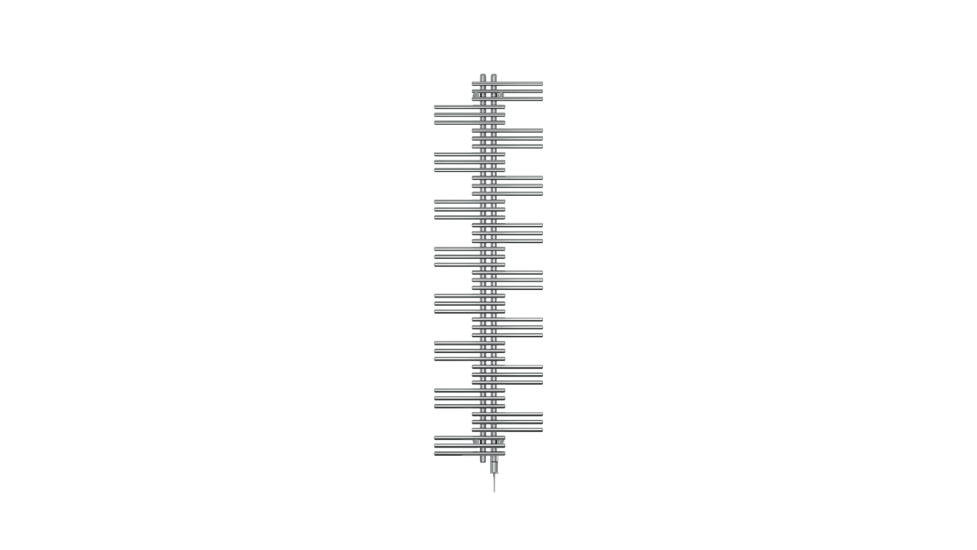 Zehnder Design-Heizkörper Yucca elektr. IHD YSZCS090050EDAD 1036x82x500 Chrom
