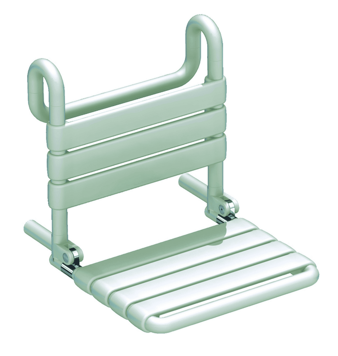 HEWI Einhängesitz S801, antimikrobiell B:450 mm, H:473 mm, T:504 mm signalweiß