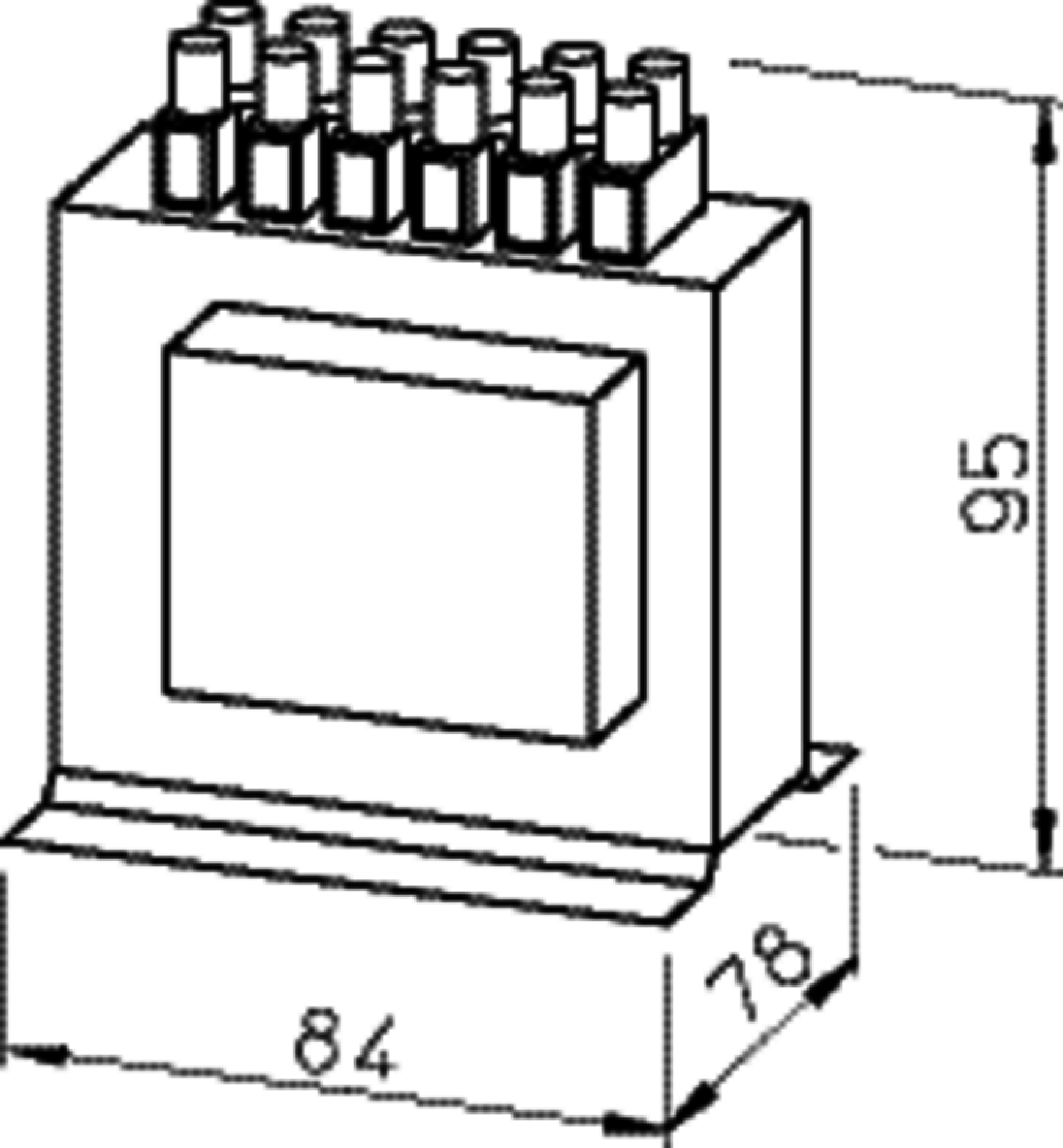 Helios TSSD 1 Drehzahl-Steuertrafo 3-PH 1,0 A, Satz=2 Stk. f.Schaltschrank