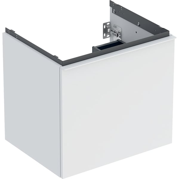 Geberit Acanto US für WT B:60cm, 1 Schubl. 1 i.Schubl., weiß matt
