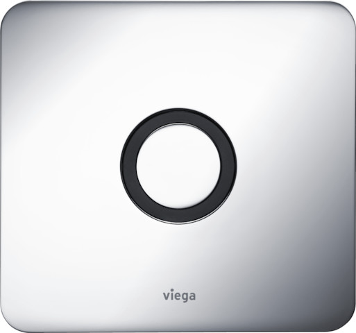 Viega Abdeckplatte 8355.8 in 150x140mm Glas klar/hellgrau