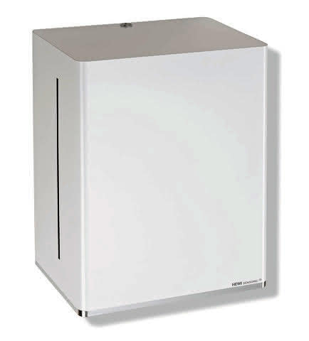 HEWI SENSORIC Papierrollensp. elektr., Edelstahl, weiß beschichtet