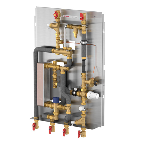 Flamco Wohnungsstation Logothermic G2 BE Compact S-Line UC 2PT