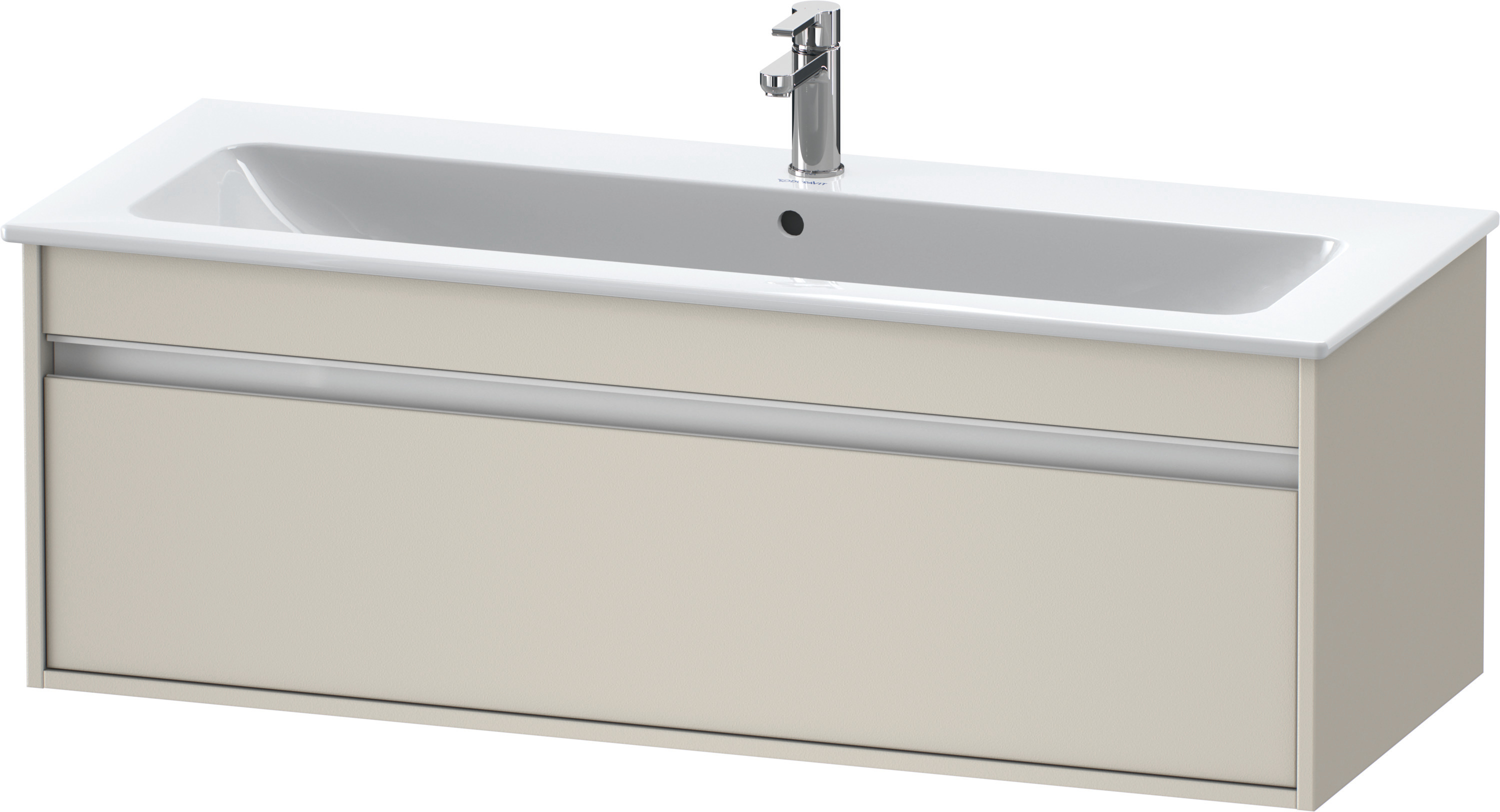 Duravit WTU Ketho f. ME by Starck, 1 Auszug 410x1200x475mm, Taupe