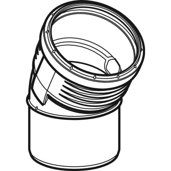 Geberit Silent-PP Bogen 30Gr d50