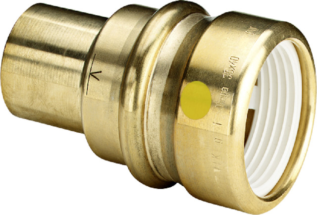 Viega Einsteckstück mit SC Geopress G 9615.1G in 22x32mm Rotguss