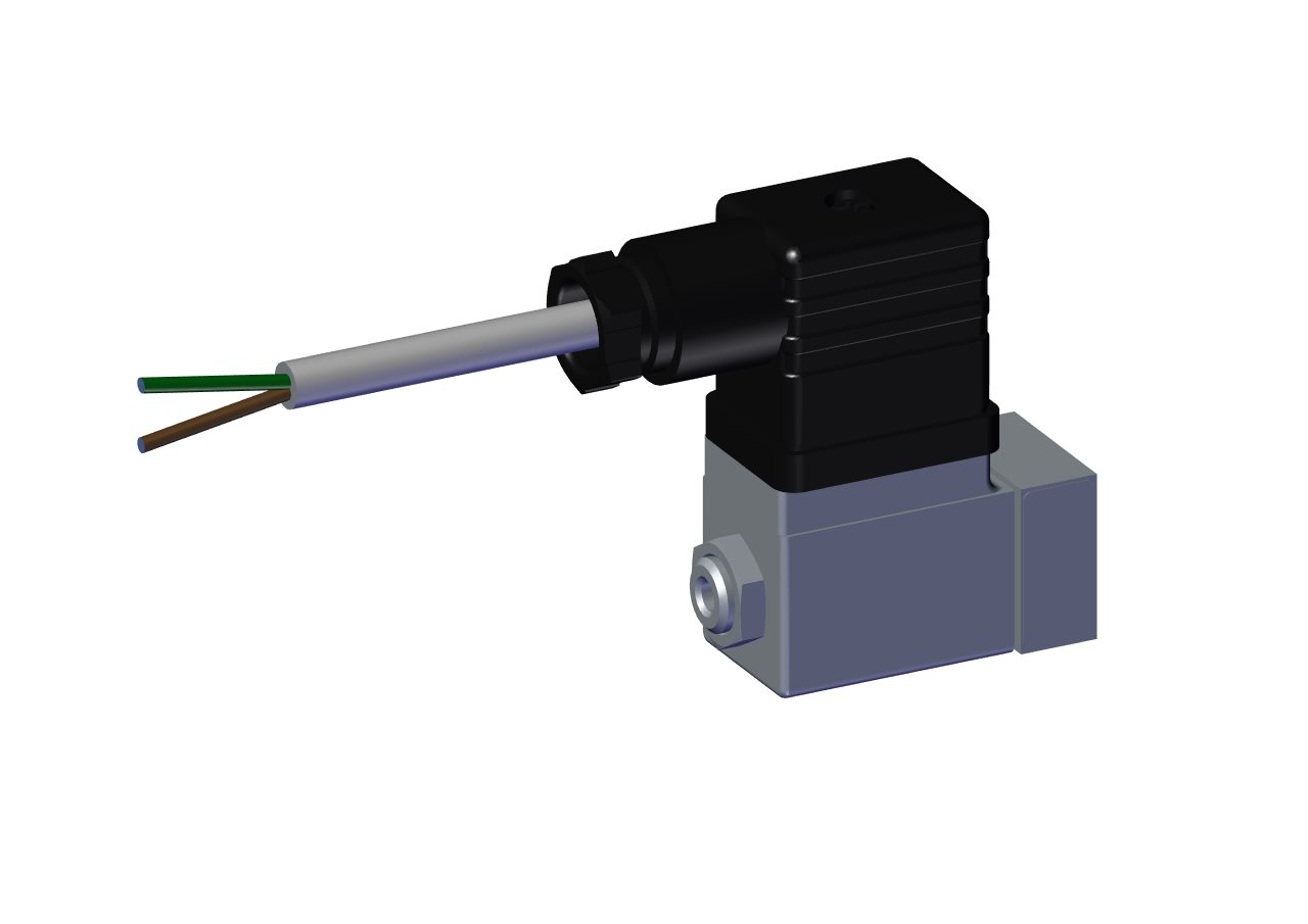 Gruenbeck 2/2 Magnetventil 24V mit Flansch und Spule