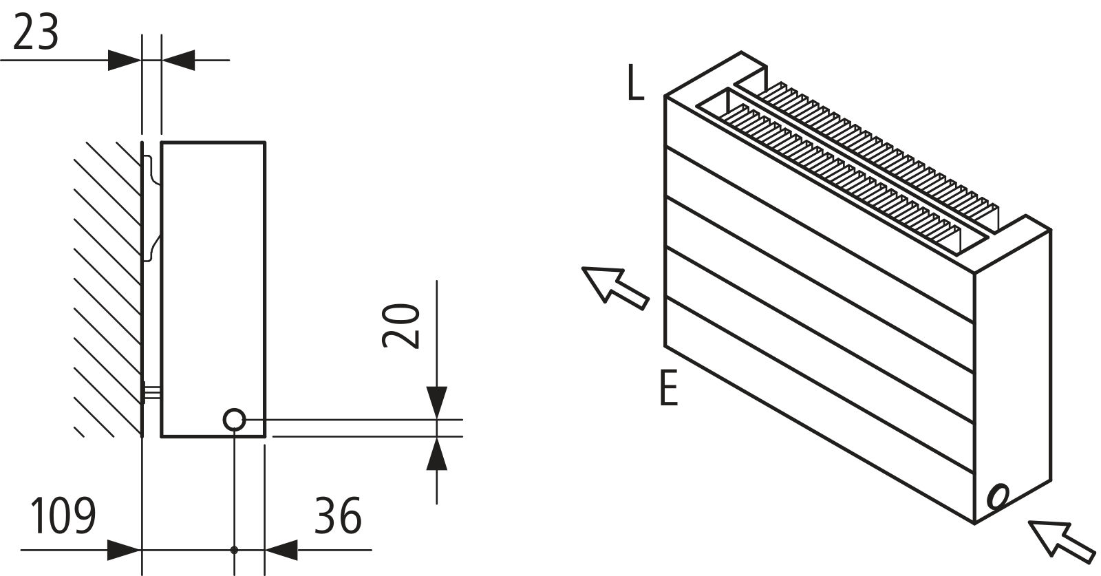 Kermi Heizwand HHN Typ22 BH840x122x3200 QN5766,weiß,6bar,m.Abd.,AB 12,LH260