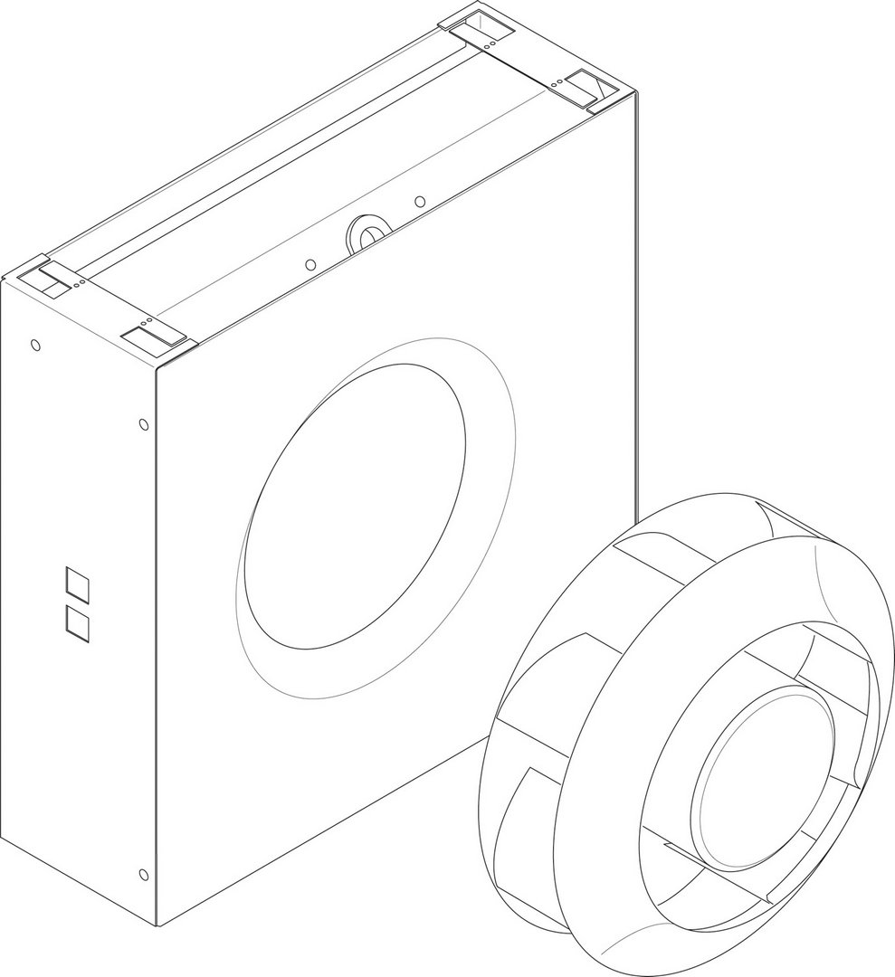 BOSCH Ersatzteil TTNR: 87186664020 Gebläse (links)