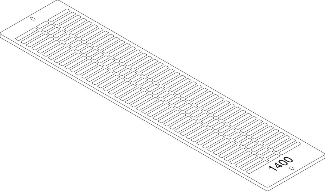 BOSCH Ersatzteil TTNR: 87183404140 Aufsteckgitter 30/33-1400 RAL9016 everp
