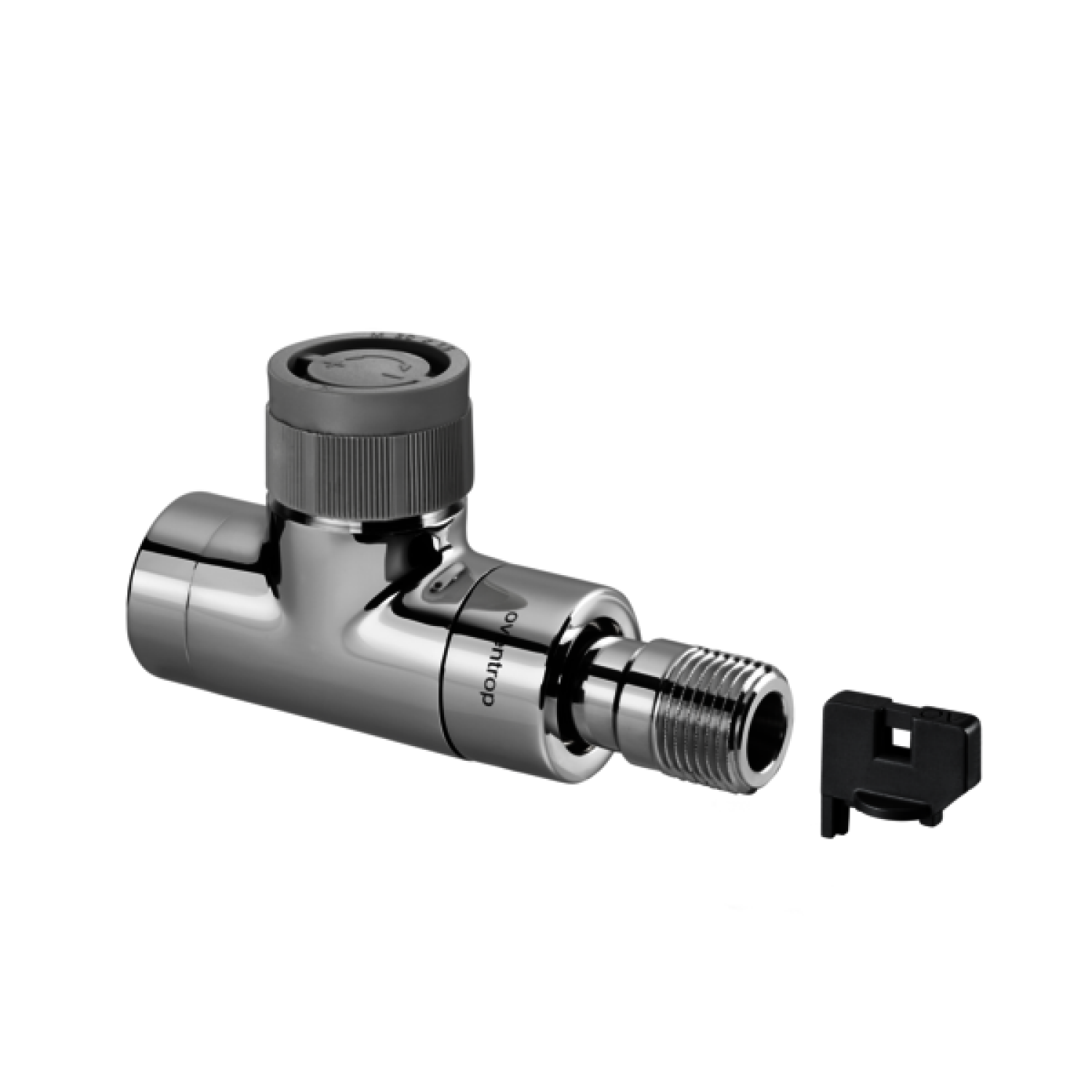 OVENTROP-Thermostatventil "EQ" DN15, Dg, weiß, mit "Q-Tech"