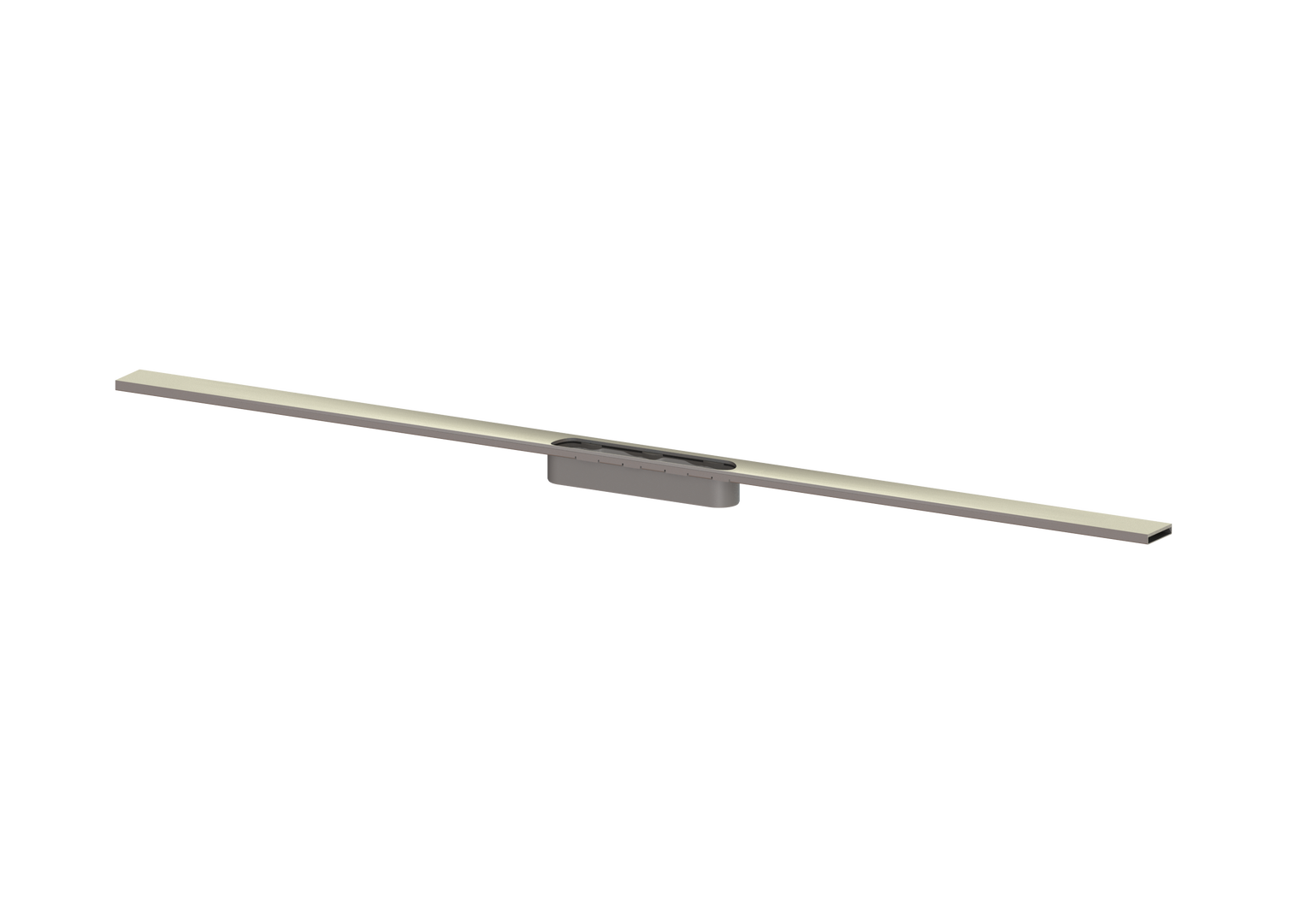KESSEL-Rinnenprofil 1100 mm, Edelstahl gebürstet