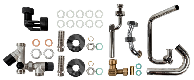 Wolf Anschluss-Set Warmwasser UP ohne Druckminderer 1/2" für CGW-2 Wolf Anschluss-Set Warmwasser UP ohne Druckminderer 1/2" für CGW-2