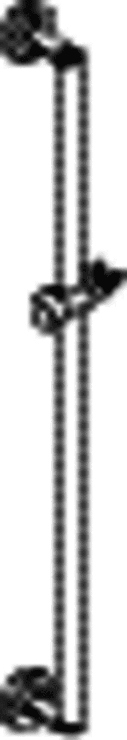 HEWI Brausehalterstange, d:25, L:900, pulverbeschichtet schw tiefmatt