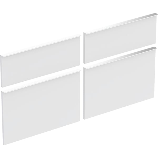Geberit Set Schubl. Front für iCon US für DWT Breite 120 cm, weiß matt (4 St.)