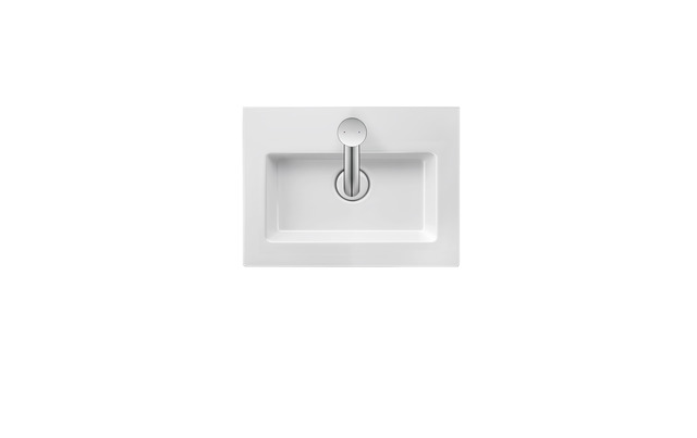 Duravit HWB/MHWB 450 mm White Tulip, weiß o.ÜL,1HL,Rückwand geschl.u.glasiert,WGL