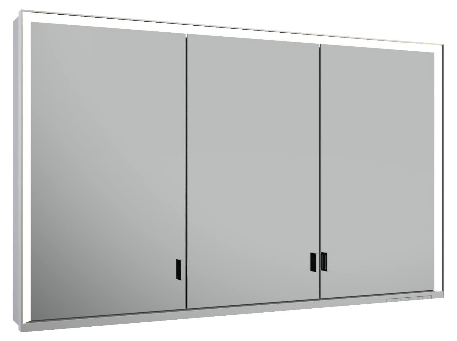 KEUCO SPS R. Lumos 14305, ohne Ablagef., Vorbau, silb-elox., 1200x735x165mm