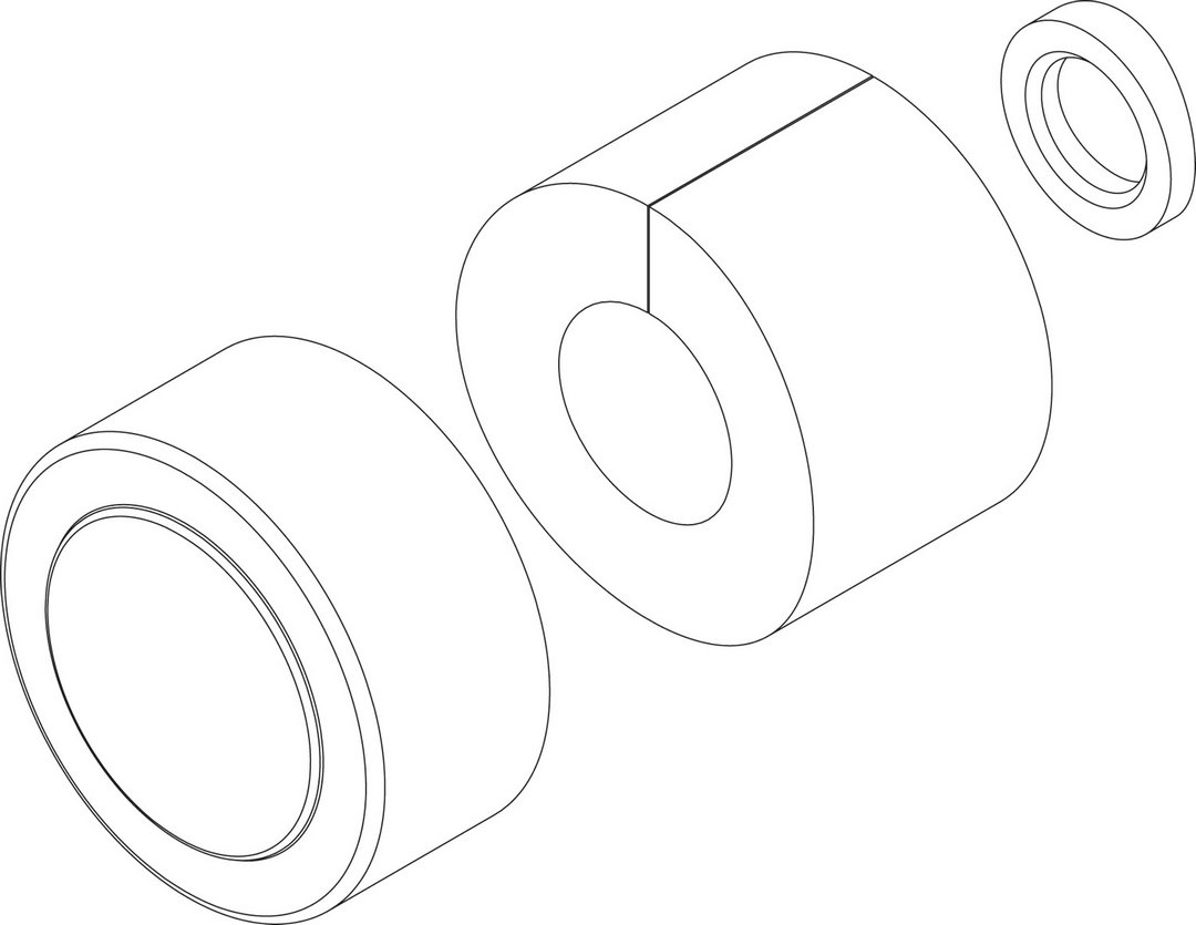 BOSCH Ersatzteil TTNR: 8735100312 Abdeckung E-Muffe schwarz everp
