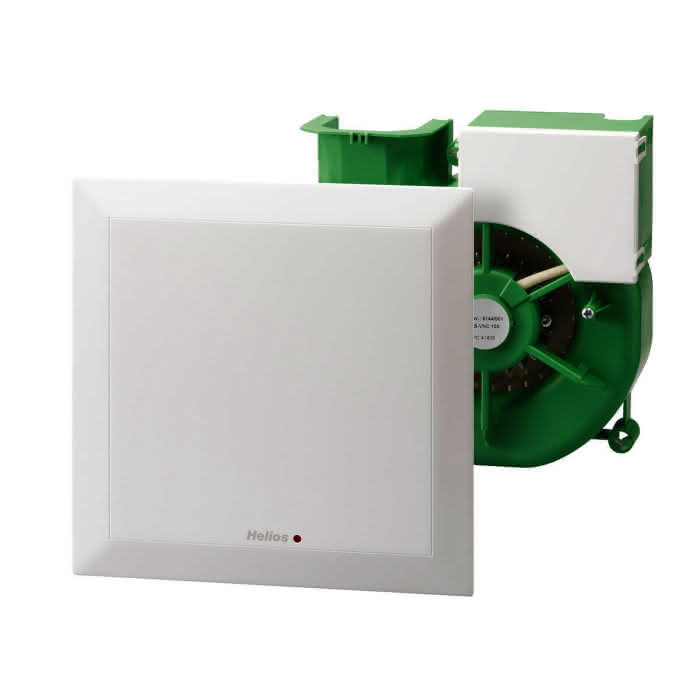 Helios ELS NFC F Vent.einsatz m. Fassade 7,5-100 m3/h, RH Sensor Timer Intervall