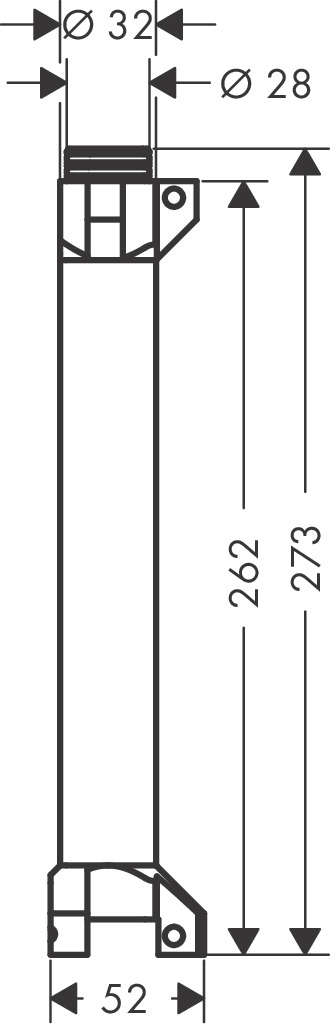 Hansgrohe Ablage Axor Starck Grundset 240mm 