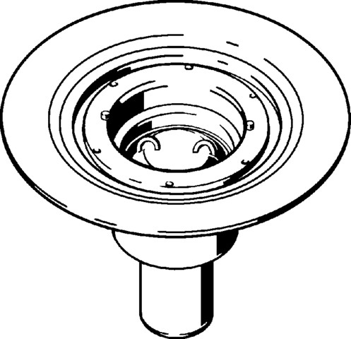 Viega Advantix Bodenablauf Grundkörper 100mm (DN70/100) Kunststoff grau 4951.15