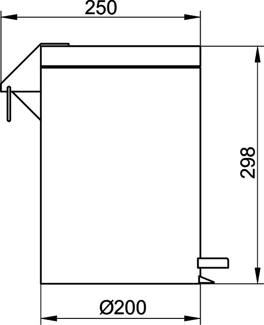 KEUCO Badetuchhalter E11 11101, sw-matt 600mm