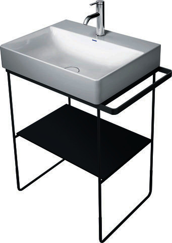DU Glaseinleger in Metallkonsolen f. DuraSquare WT 235360, Schwarz