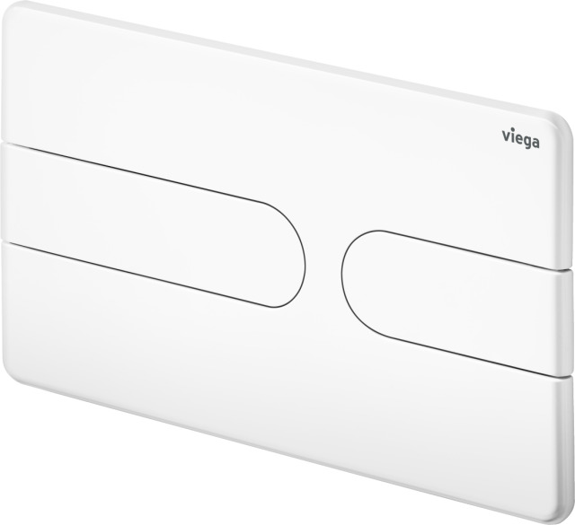 Viega WC Betätigungsplatte VfS 23 8613.1 aus Kunststoff in weiß alpin