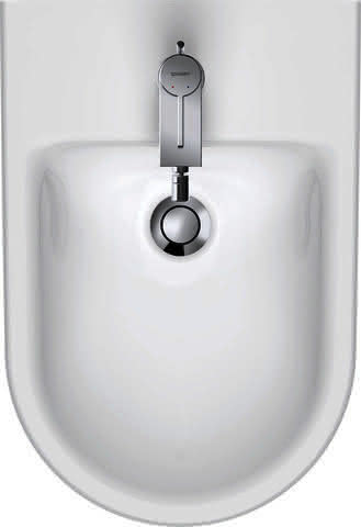 DU Wandbidet D-Neo, 540mm, Weiß mit ÜL, mit HLB, 1 HL