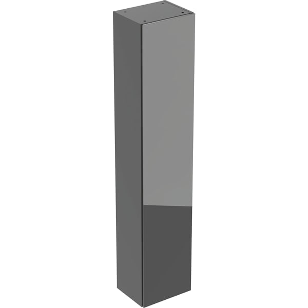 Geberit Hochschrank mit einer Tür 36x180x29,1cm, lava matt/Glas lava