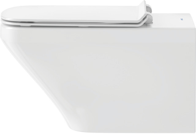 DU WC-Sitz DuraStyle ohne SoftClose Scharniere edelstahl, lang, weiß