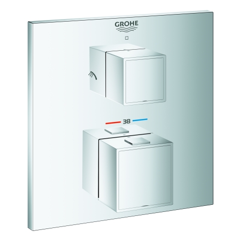 GROHE THM-Brausebatterie Grohtherm Cube 24154 FMS für 35604 2-Wege-Umst. chrom