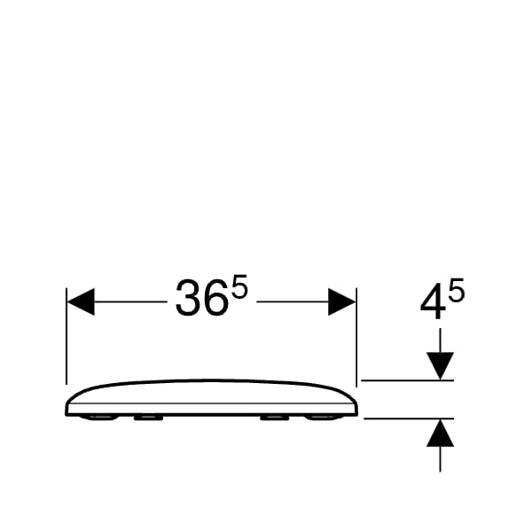 Geberit iCon WC-Sitz eckig, Bef. von oben mit Absenkautomatik, Quick Release, weiß