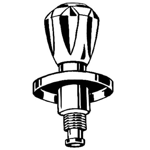 GROHE Oberteil 11544 3/4" für UP-Ventile Brillant Griff Markierung blau chrom