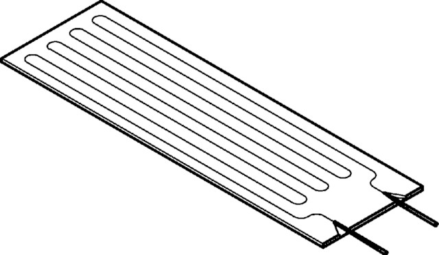 Viega Wandheizplatte Fonterra 1237 in 310x2000mm