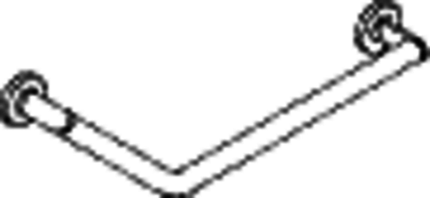 HEWI Winkelgriff 135 Gr, d:30, re, chrom