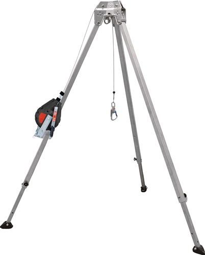 Dreibaum m.Höhensicherungsgerät EN 795b PSA III 19,0kg Alu.MAS Dreibaum m.Höhensicherungsgerät EN 795b PSA III 19,0kg Alu.MAS
