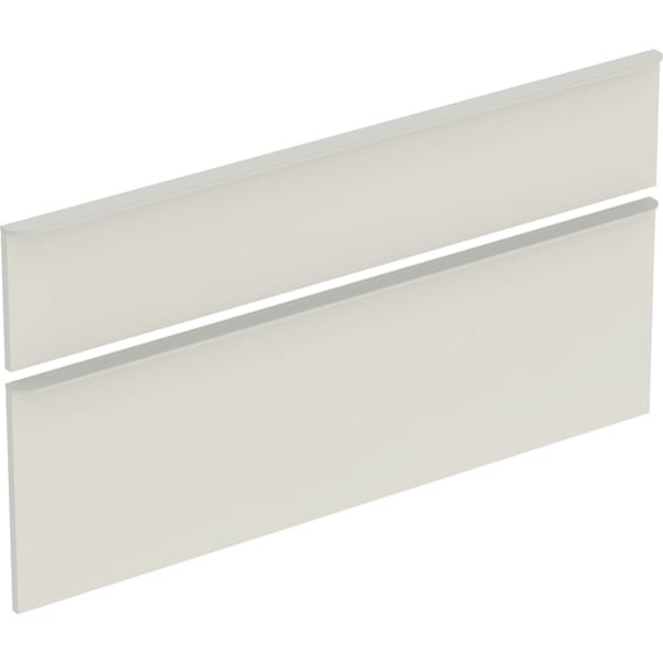 Geberit Set Schubladenfronten f. Smyle US, für DWT, eckig, B:120cm, sand-grau