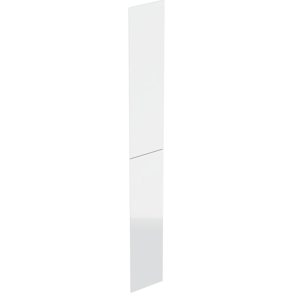 Geberit Set Schubl.-Frt f. Acanto Hochschrank mit 2 Auszügen, B:24cm, weiß / Glas