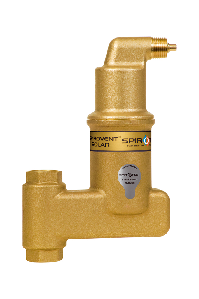 Spirotech Luftabscheider SpiroVent Solar AutoClose Vert., 3/4" IG, 10 bar, 180 Gr