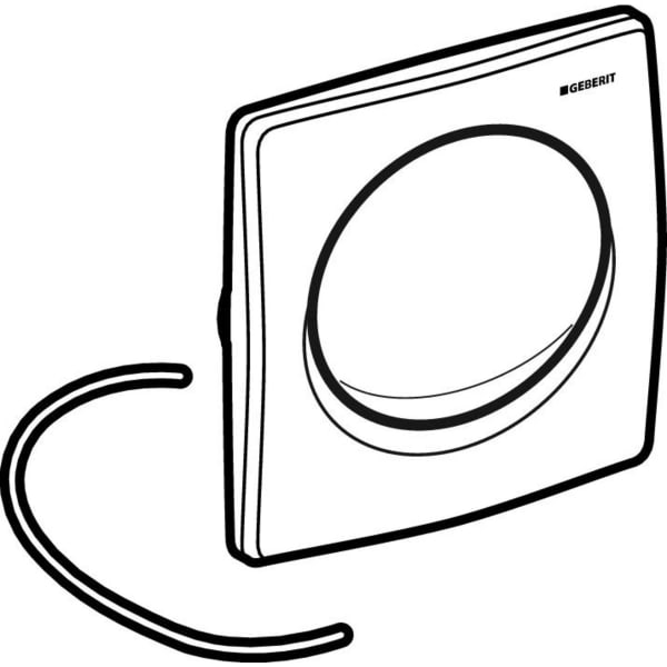 Geberit Samba BetPl. für UR-Steuerung mit pneumatischer Sp-Ausl. weiß-alpin Geberit Samba BetPl. für UR-Steuerung mit pneumatischer Sp-Ausl. weiß-alpin